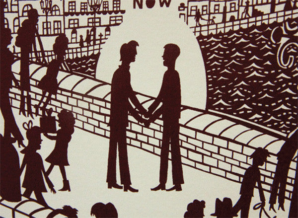 All of the Thoughts  (Man/Man) - Rob Ryan - St. Jude's Prints