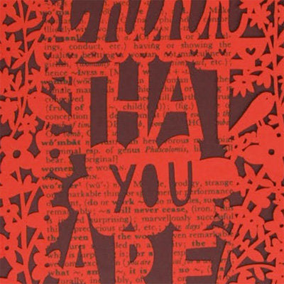 I Think That You Are Wonderful - Red - Rob Ryan - St. Jude's Prints