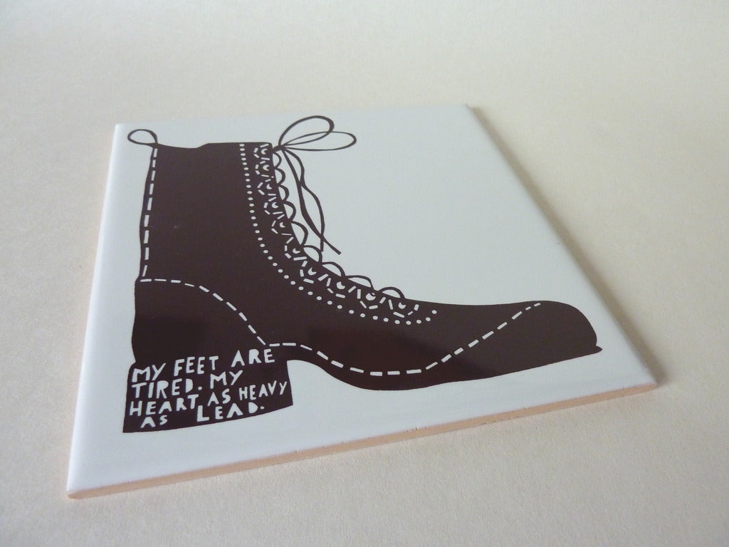 My Feet Are Tired - Rob Ryan - St. Jude's Prints