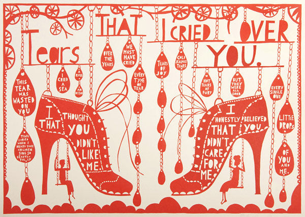 Tears I Cried - Rob Ryan - St. Jude's Prints